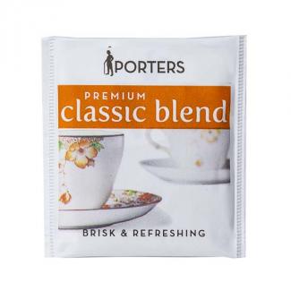 Porters Classic Blend Tea, Enveloped Tea Bags