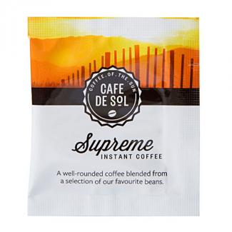 Cafe de Sol supreme soluble coffee sachets