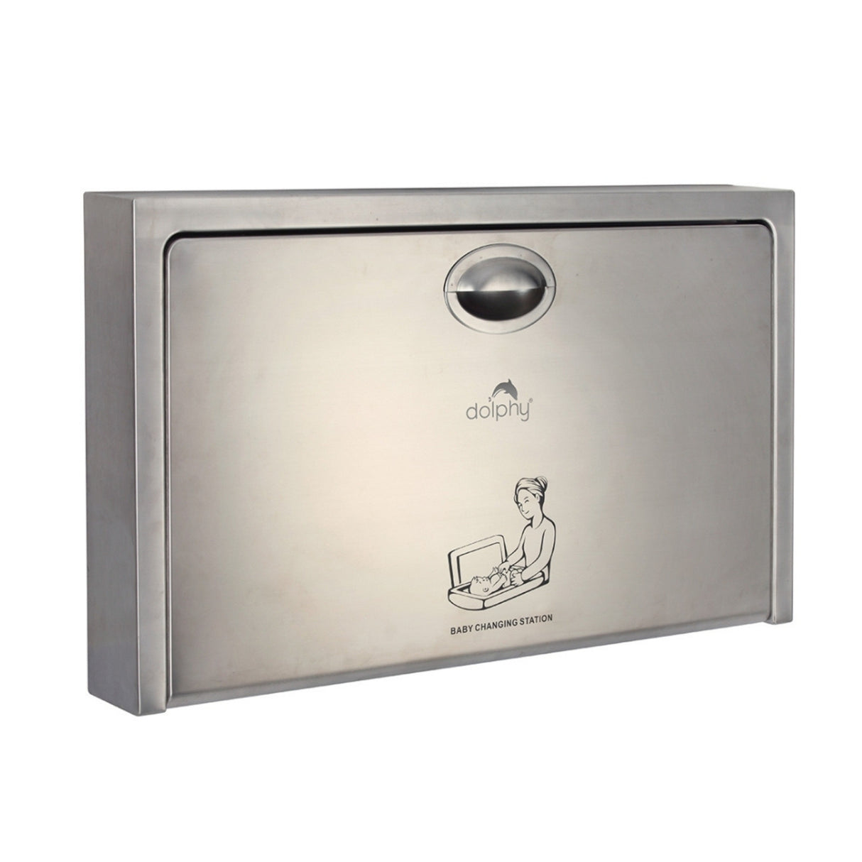 Dolphy Wall-Mounted Waterproof Stainless Steel Baby Change Station – 995x520x105 mm, Heavy-Duty, Microbe-Resistant, Space-Saving Design for Commercial Bathrooms