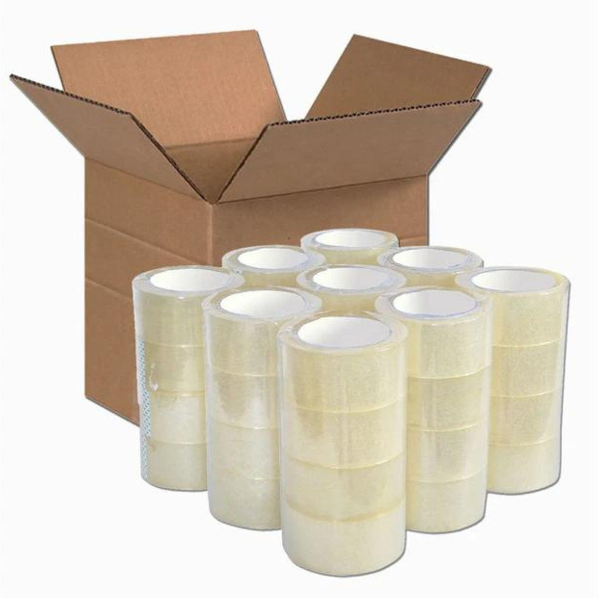 Heavy Duty Packing Tape 72 Rolls – 45 Micron Clear Adhesive Tape for Moving, Shipping & Packaging, Tear-Resistant and Strong Seal