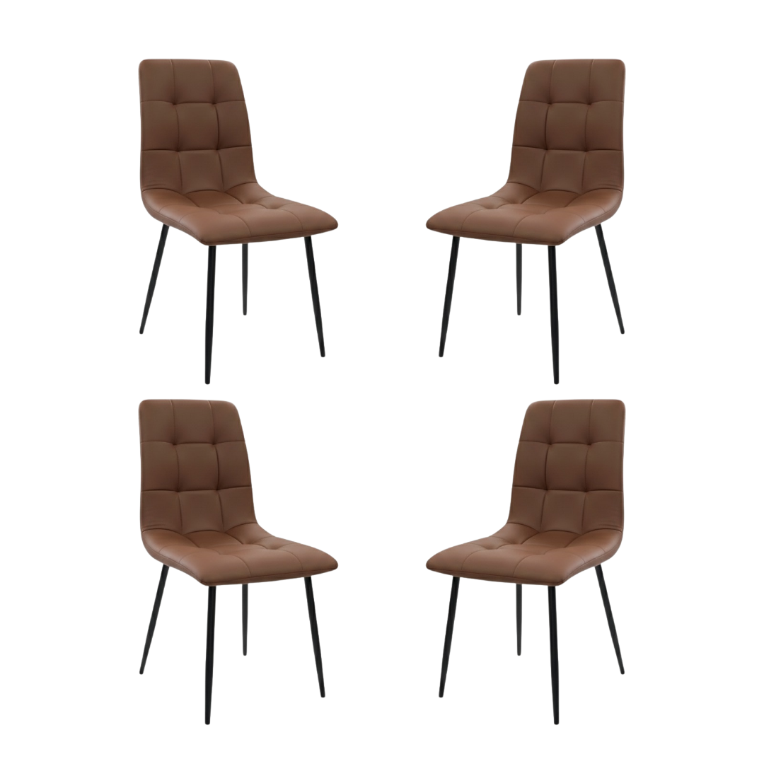 Dolphy Dining Chairs Set of 4.