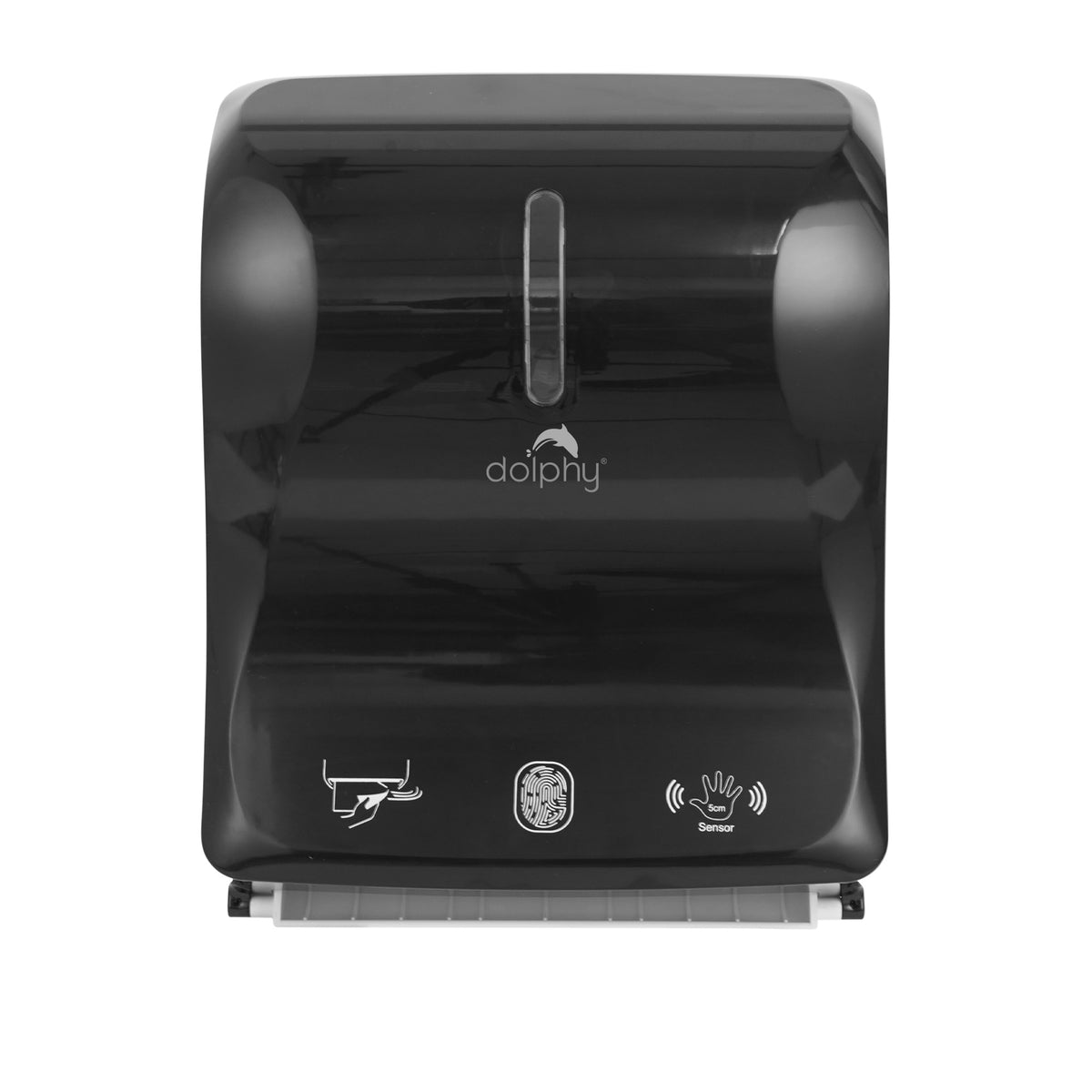 Dolphy Black Automatic Sensor Paper Towel Dispenser