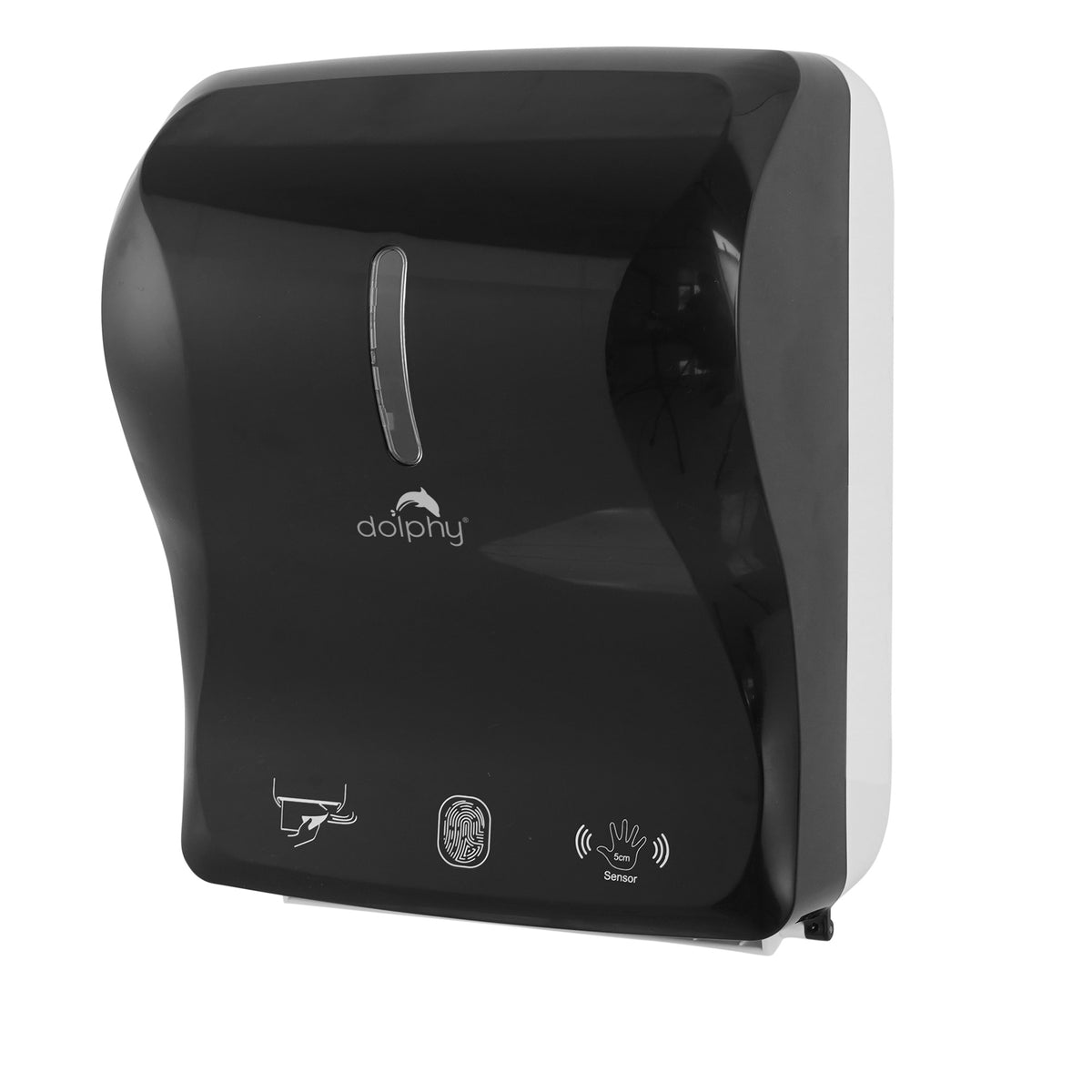 Dolphy Black Automatic Sensor Paper Towel Dispenser
