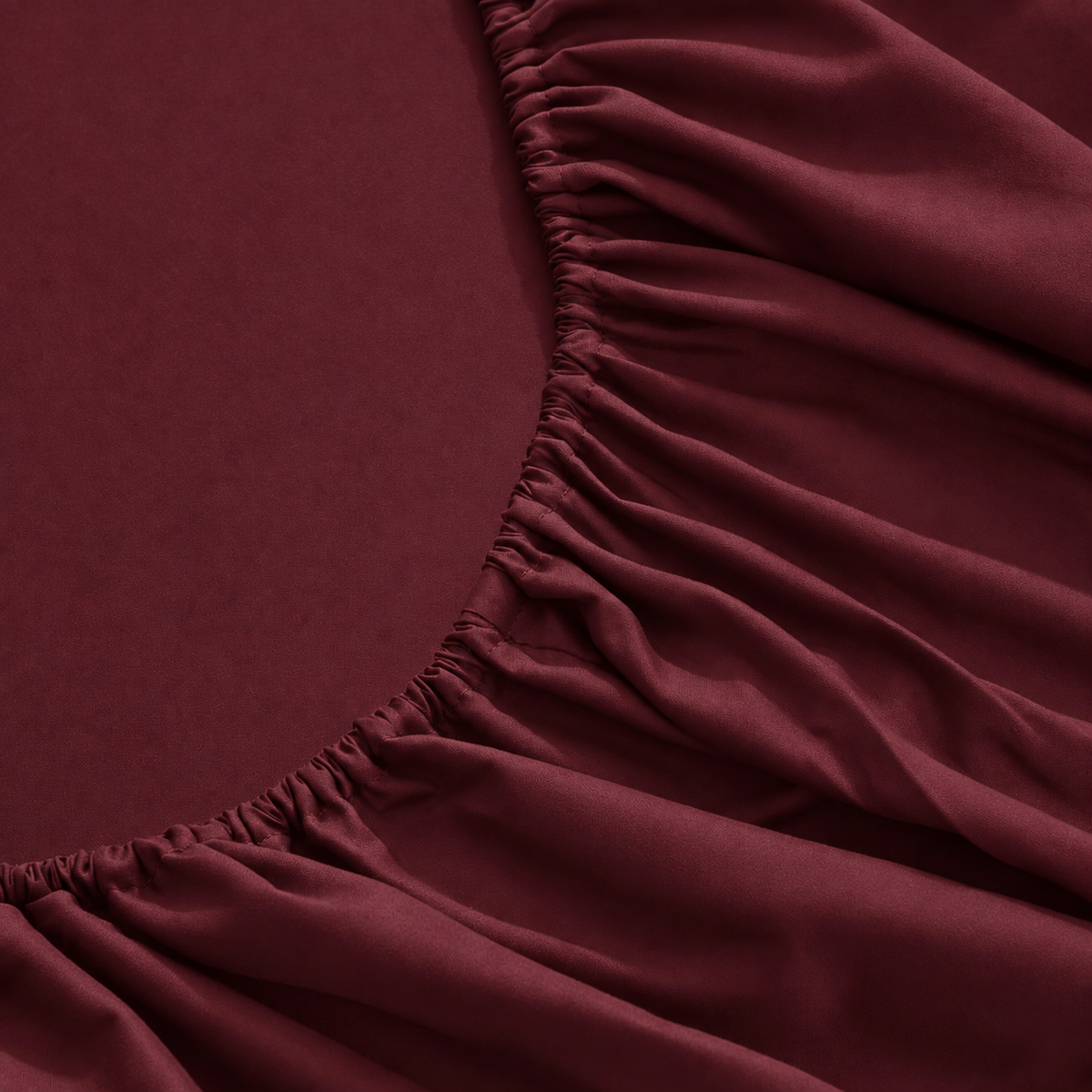 LinenCart Brushed Microfibre Fitted Sheet Set Maroon.