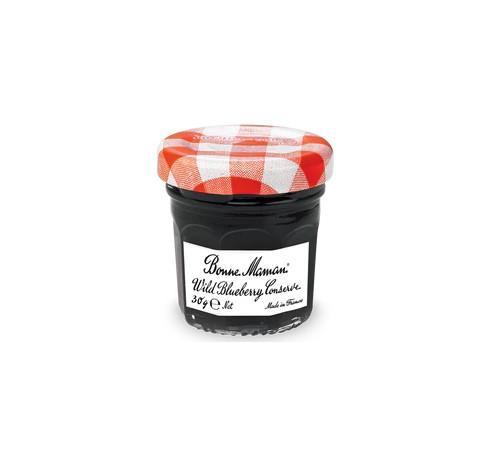 Bonne Maman blueberry jam 30g mini glass jar