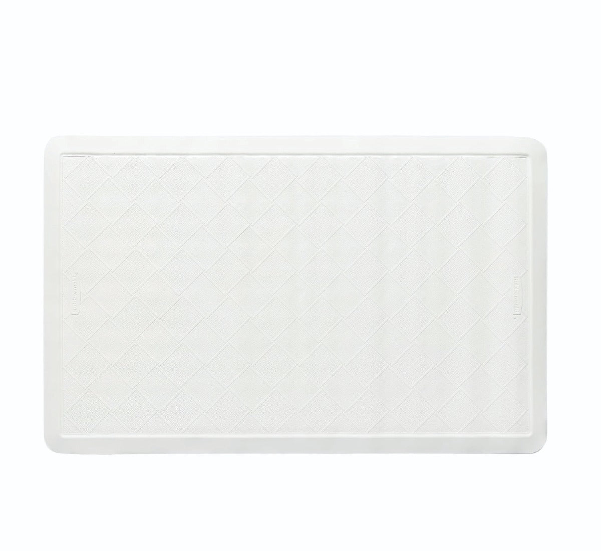 Dolphy Non-Slip Rubber Bath Mat – White Shower Mat with Strong Suction Cups, Anti-Skid & Waterproof Design for Home, Hotel & Commercial Bathrooms