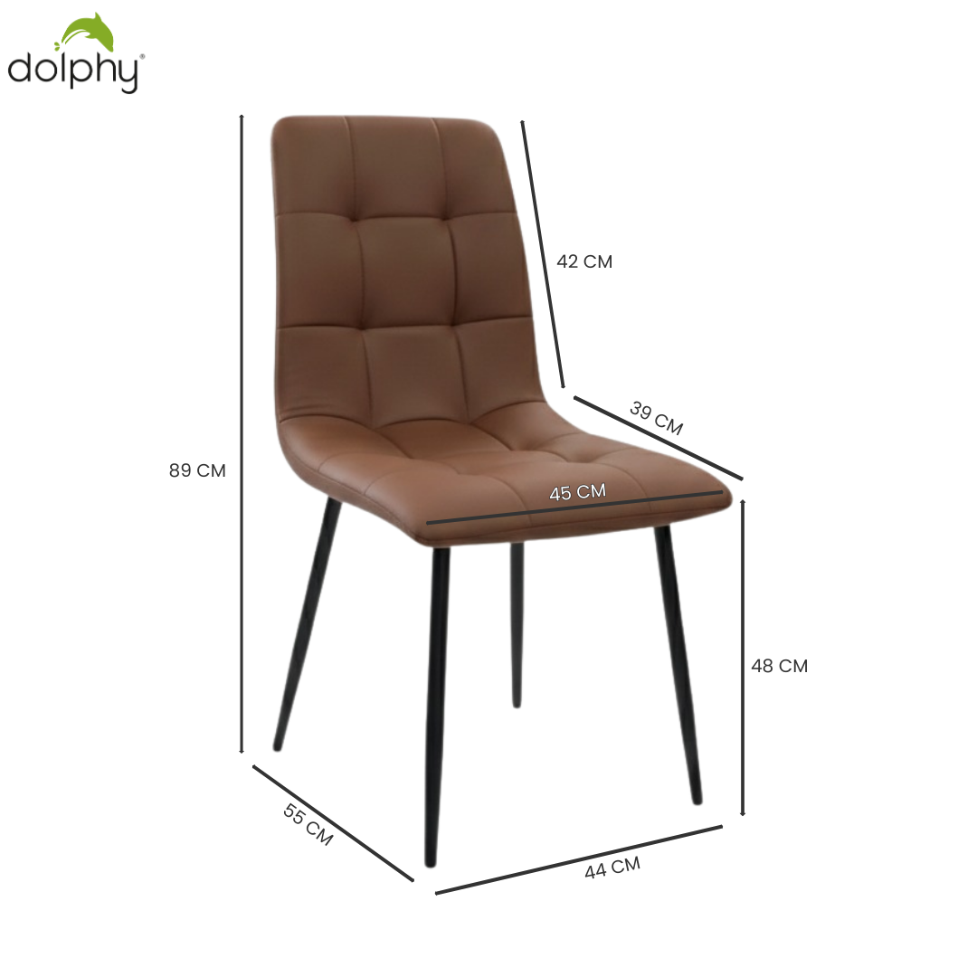 Dolphy Dining Chairs Set of 4.