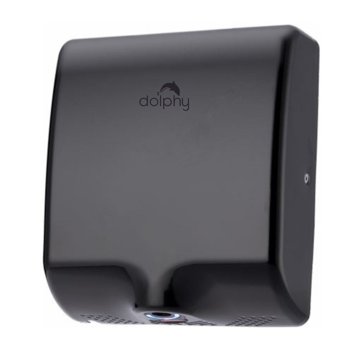 Dolphy Tornado 1000W Touchless Automatic Hand Dryer – Wall Mount, Stainless Steel, Black Finish