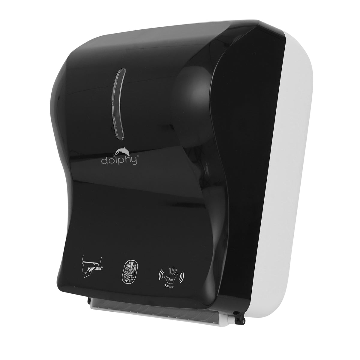 Dolphy Black Automatic Sensor Paper Towel Dispenser