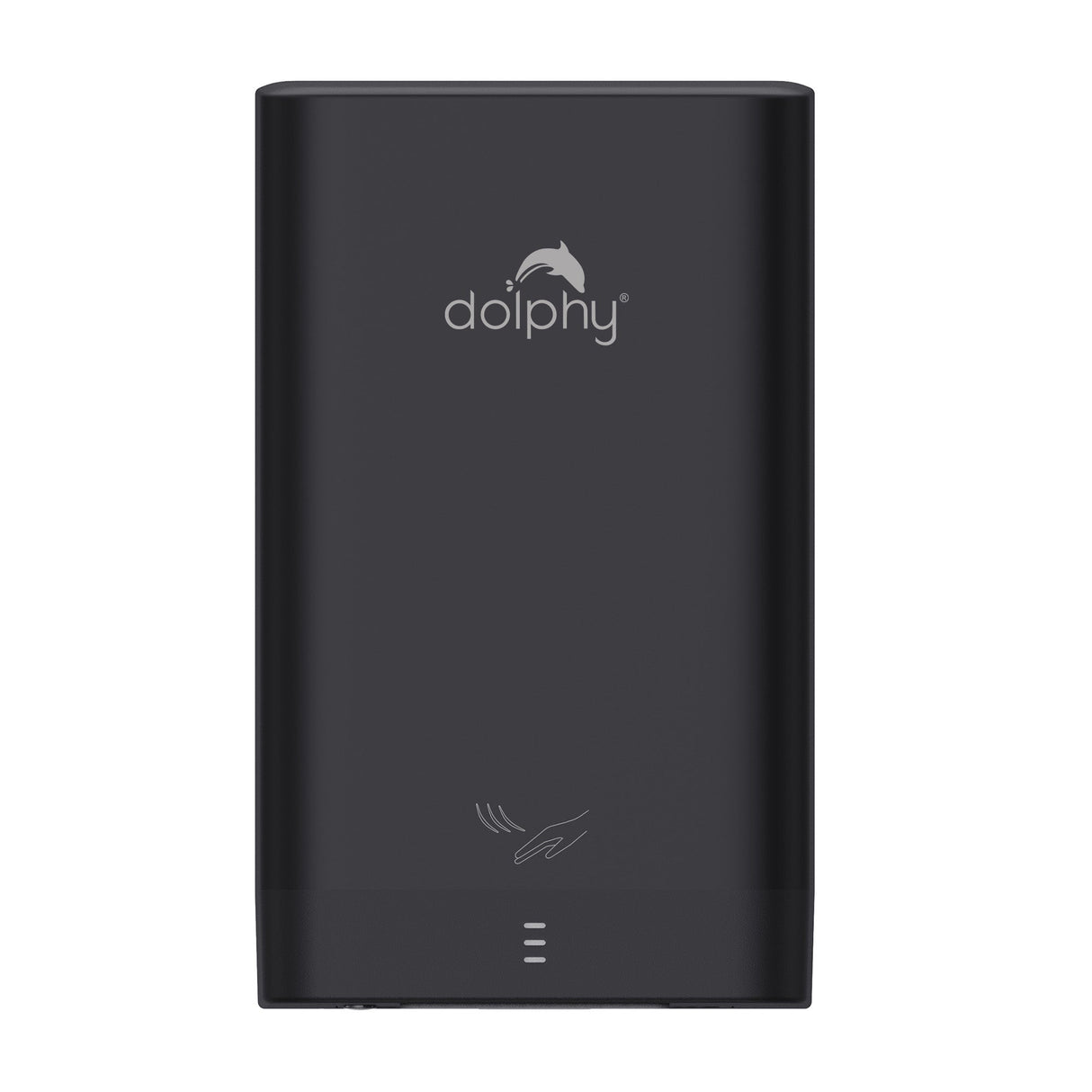 Dolphy High Speed Commercial Hand Dryer 900W – Matte Black, 82m/s Airflow, Touchless Infrared Sensor, IP24 Rated Ultra-Slim Design for Offices & Retail