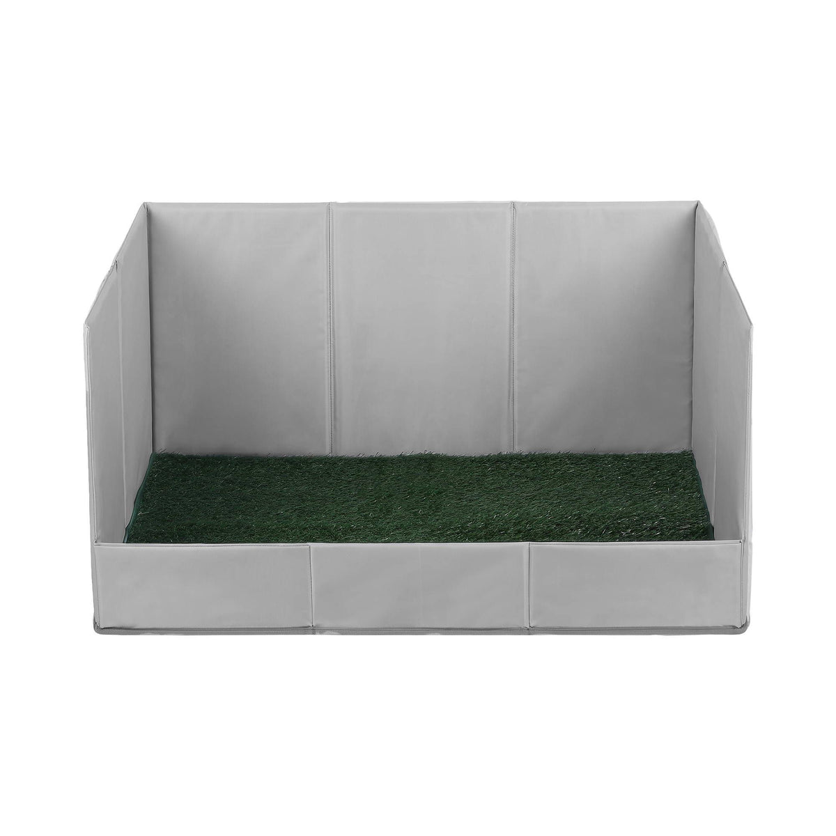Prime Turf Foldable Dog Grass Potty Pad High Wall Tray for Apartment Balcony RV travel L.