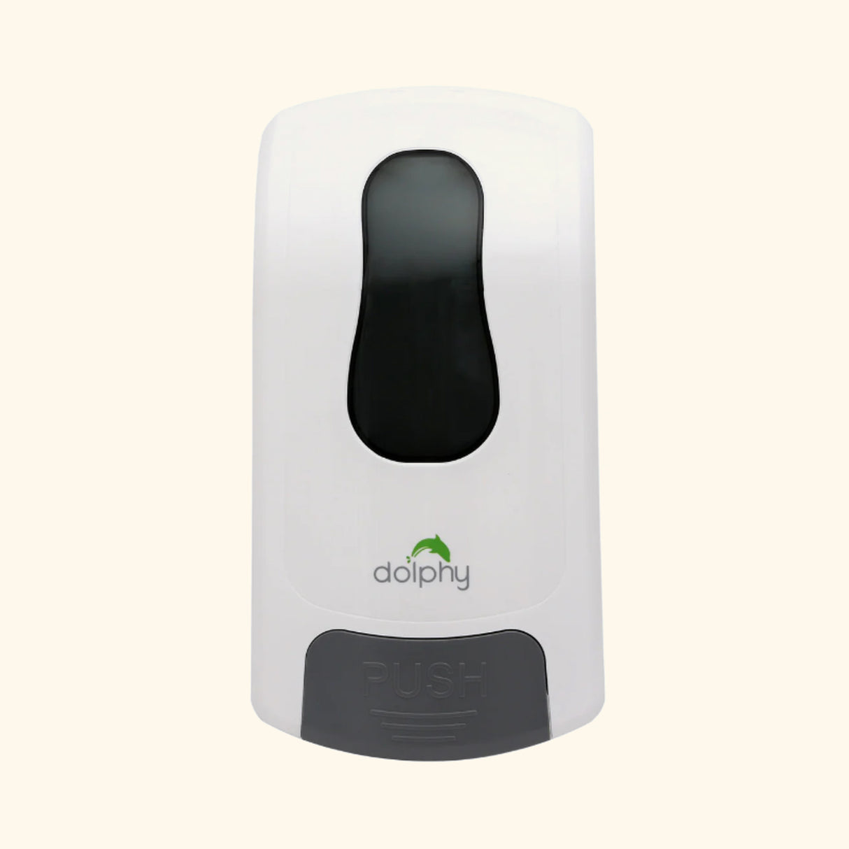 Dolphy Manual ABS Soap & Sanitiser Dispenser 1000ml – White | Wall Mounted, Refillable, Lockable, Liquid Soap & Lotion Compatible