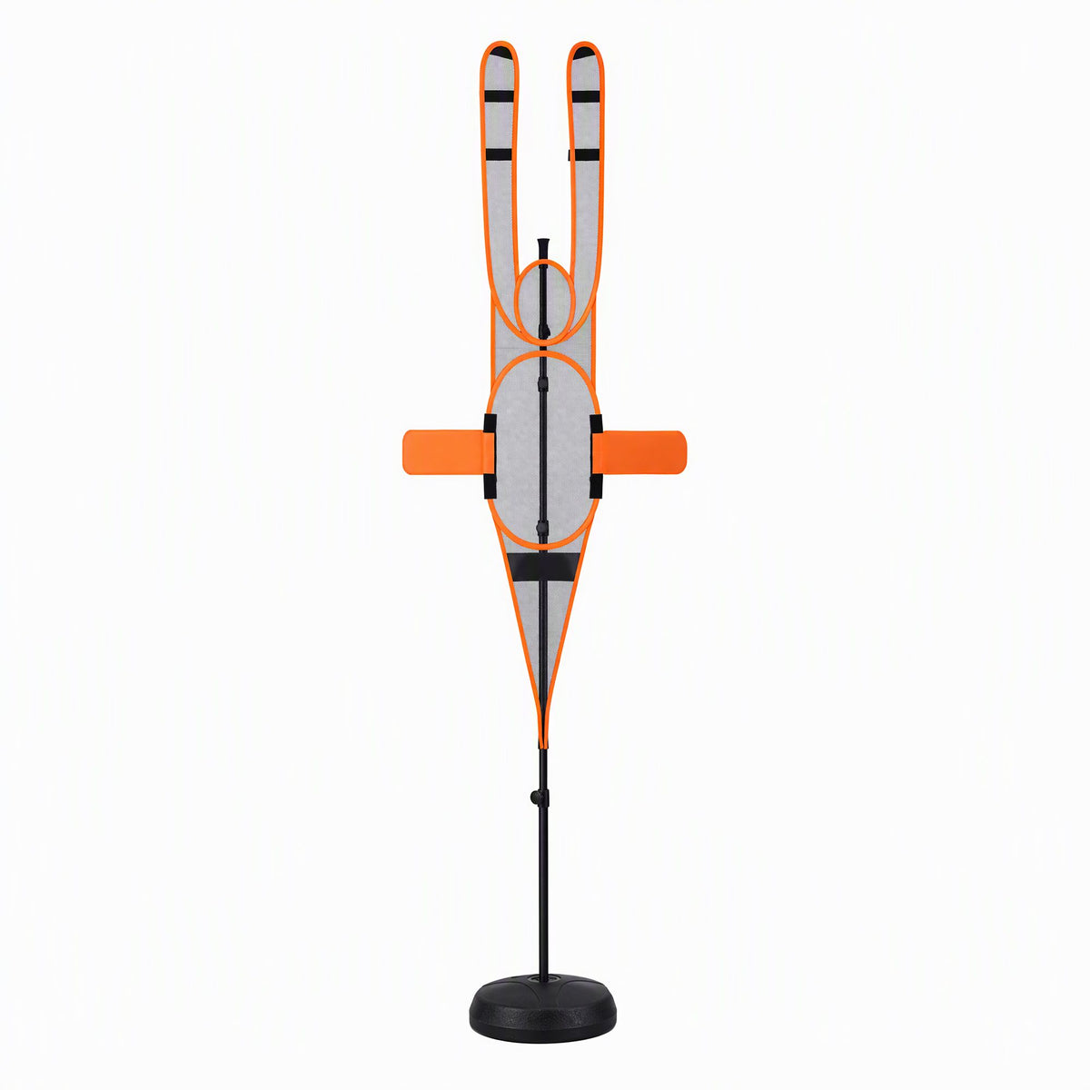 Basketball Defender Dummy 155-275cm Adjustable Shooting Passing Training Mannequin Black Orange.