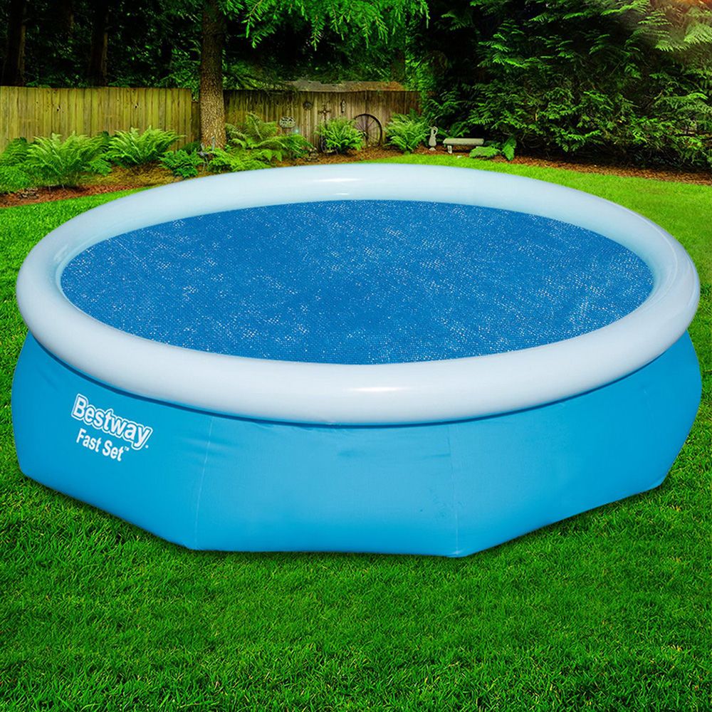 Bestway Pool Cover Fits 3.05m/10ft Round Swimming Pool PE Blanket 2.89m