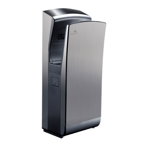 Dolphy Automatic Jet Hand Dryer 1650W – Stainless Steel Silver | High-Speed, Wall Mounted, Touchless Sensor, Fast Drying, Commercial Use