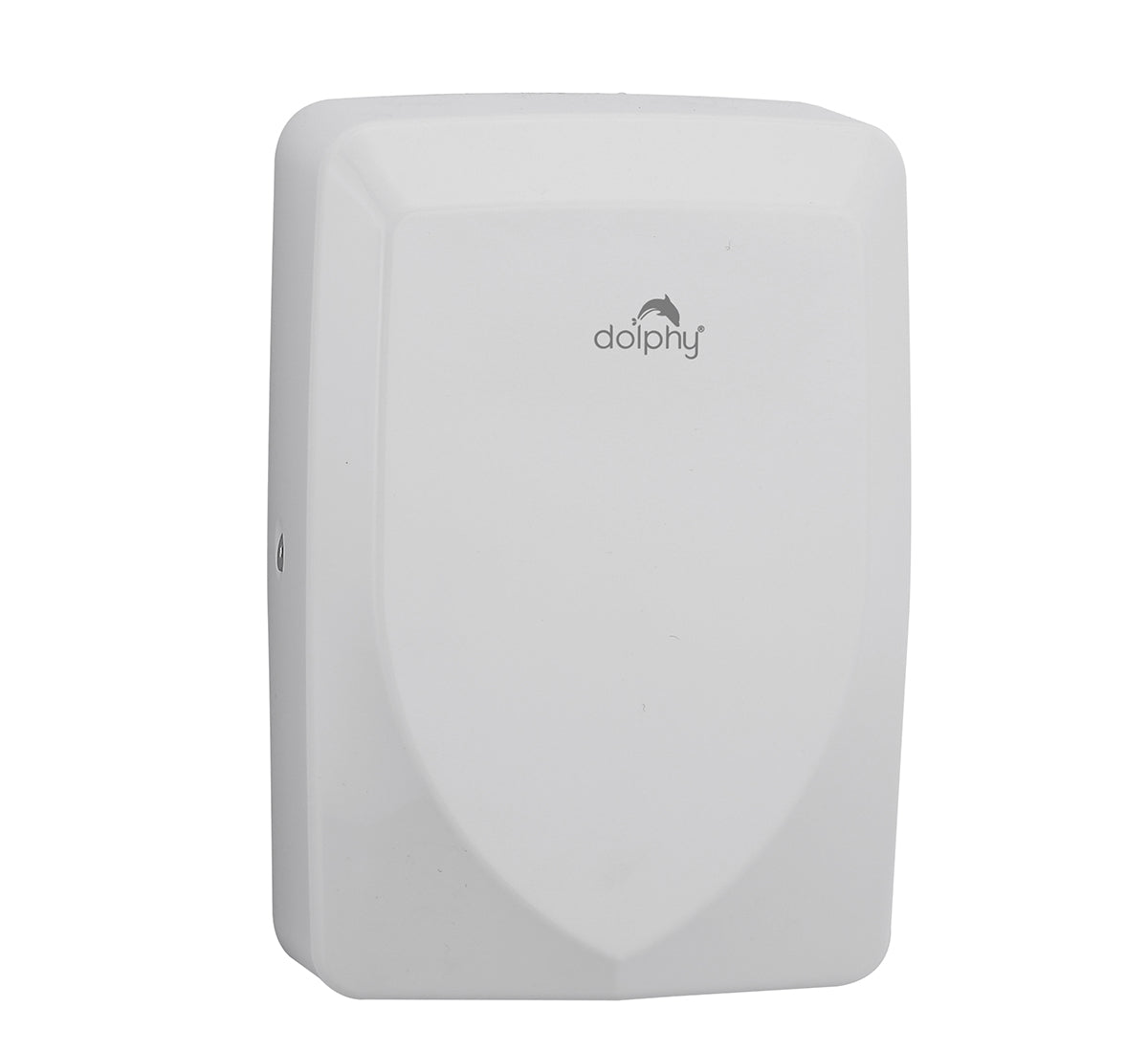 Dolphy Compact Touchless Hand Dryer 700W – White ABS Wall-Mount, Fast Drying 90 m/s Air Speed, Infrared Sensor, Low Energy & Hygienic Design for Commercial Washrooms