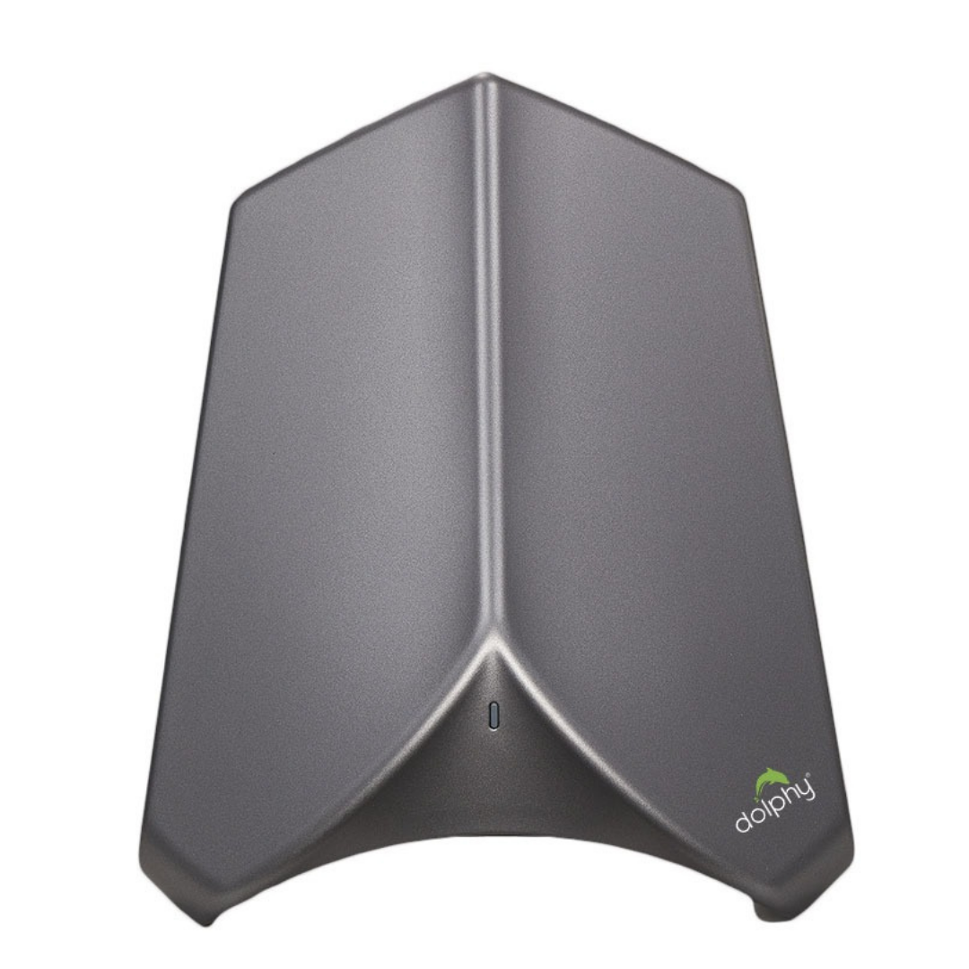 Dolphy ADGE Touchless Hand Dryer 1100W – Silver Wall Mount ABS, Automatic Sensor, 90 m/s Fast Airflow, Hygienic & Energy-Efficient for Commercial Washrooms