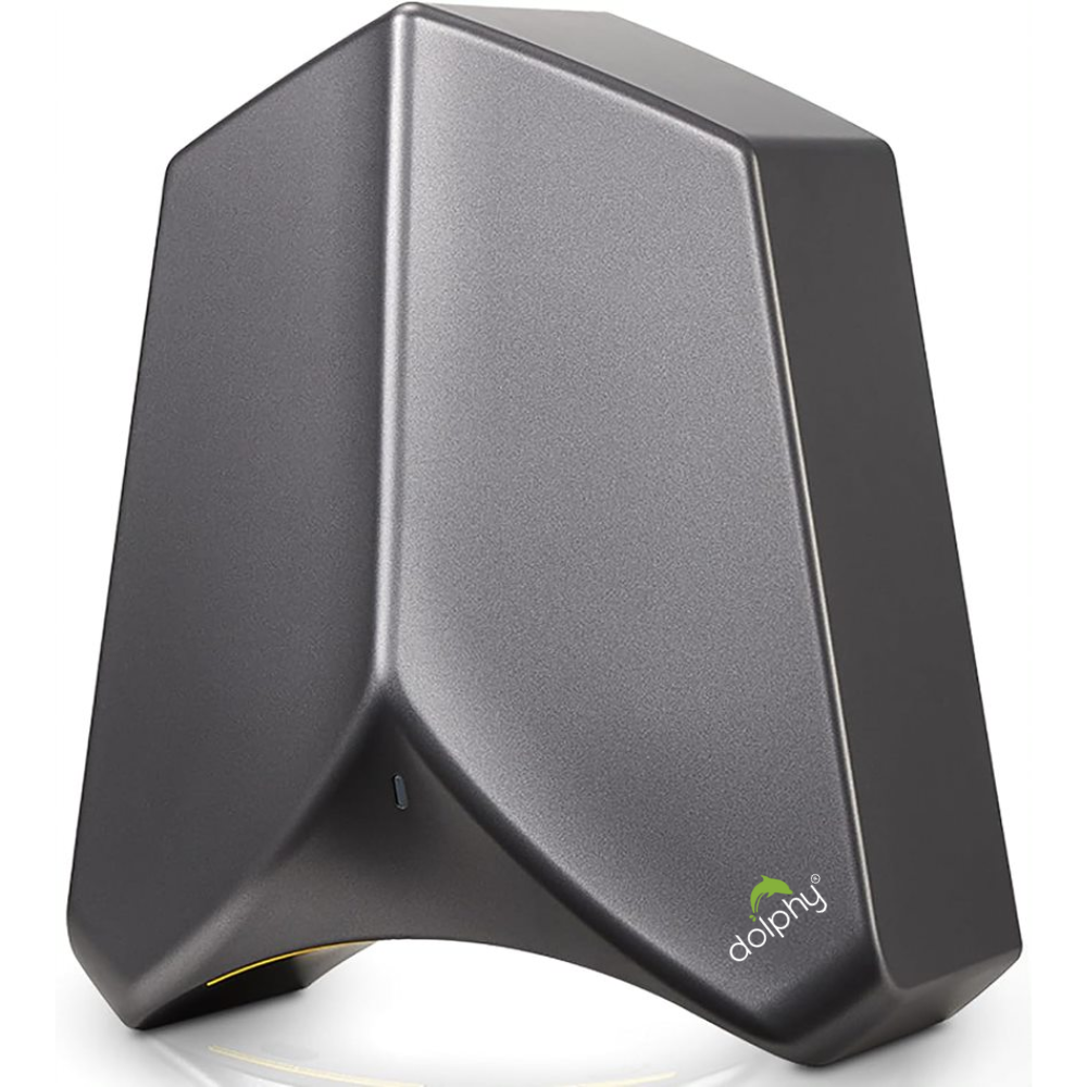 Dolphy ADGE Touchless Hand Dryer 1100W – Silver Wall Mount ABS, Automatic Sensor, 90 m/s Fast Airflow, Hygienic & Energy-Efficient for Commercial Washrooms