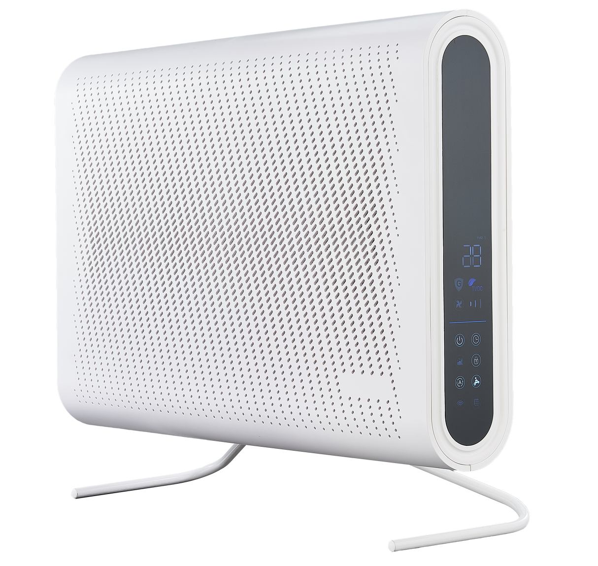 Dolphy 2-Way Air Purifier – Wall Mounted or Desktop, 55W with HEPA & Carbon Filters, Air Ionizer, Odour & Allergen Remover for Office & Indoor Use