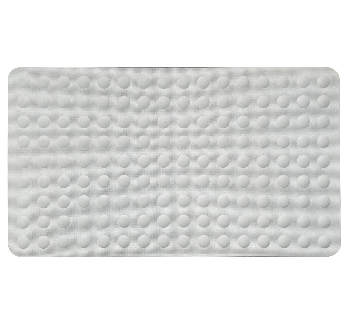 Dolphy Non-Slip Rubber Bath Mat – White Slip-Resistant Shower Mat with Strong Suction Cups, Hotel-Grade Safety for Bathrooms, Spas & Resorts
