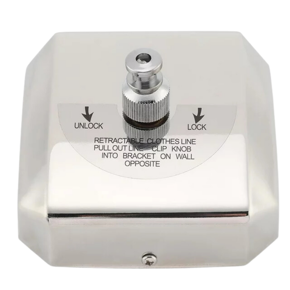 Dolphy Retractable Stainless Steel Square Clothesline – Wall Mounted 304 Mirror Finish Drying Line for Bathroom, Balcony & Laundry Use