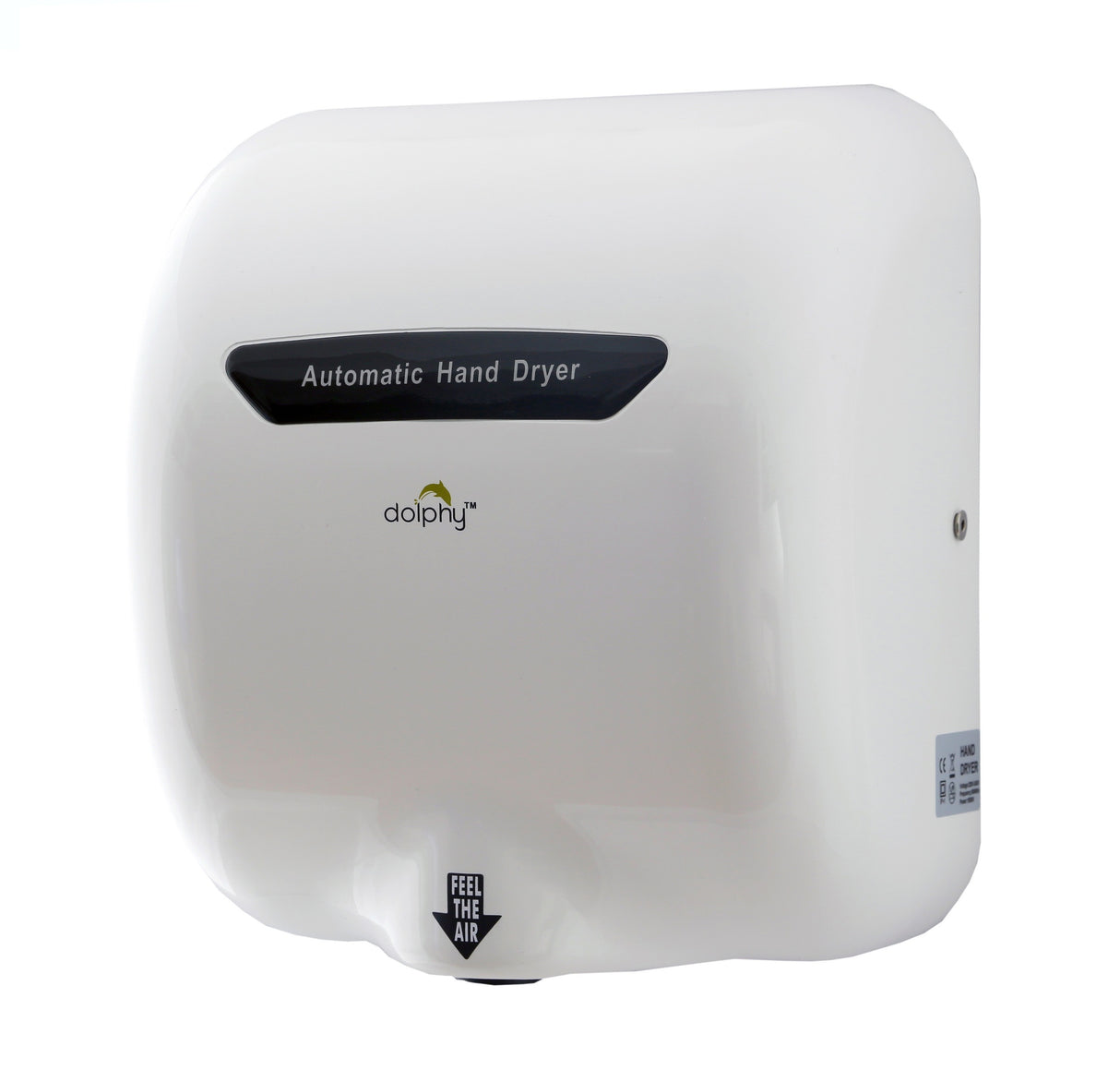 Dolphy European Style Automatic Hand Dryer 1800W – High-Speed, Touchless ABS Hand Dryer with Infrared Sensor, Quiet Operation & Safety Features for Commercial Washrooms