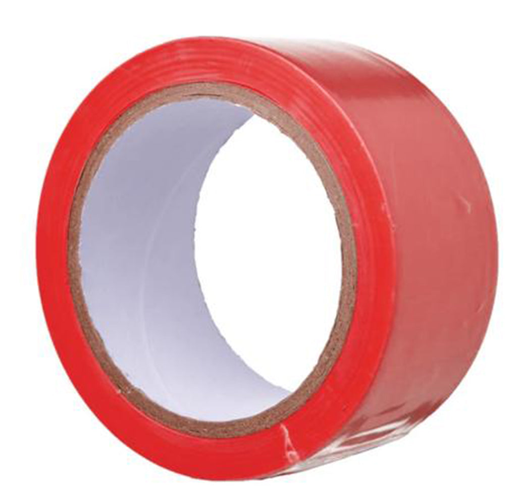 Dolphy Floor Marking Tape Red (Pack of 5) – High Visibility Safety Tape, Strong Self-Adhesive, Durable & Weather-Resistant for Hazard Marking, Warehouse, Workshop, Traffic Zones