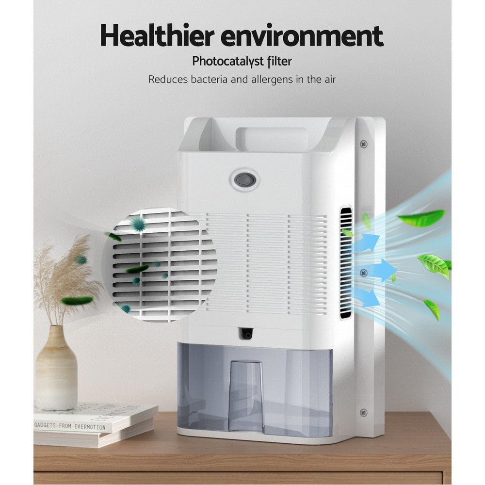 Devanti 2L dehumidifier and air purifier, white