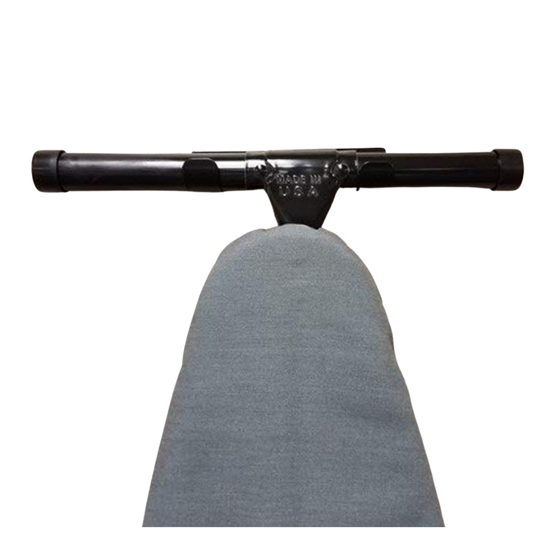 Dolphy Durable Metal Wall Mount Ironing Board Holder – 3x15.5x4.5 cm, Black – Space-Saving Laundry Storage Solution