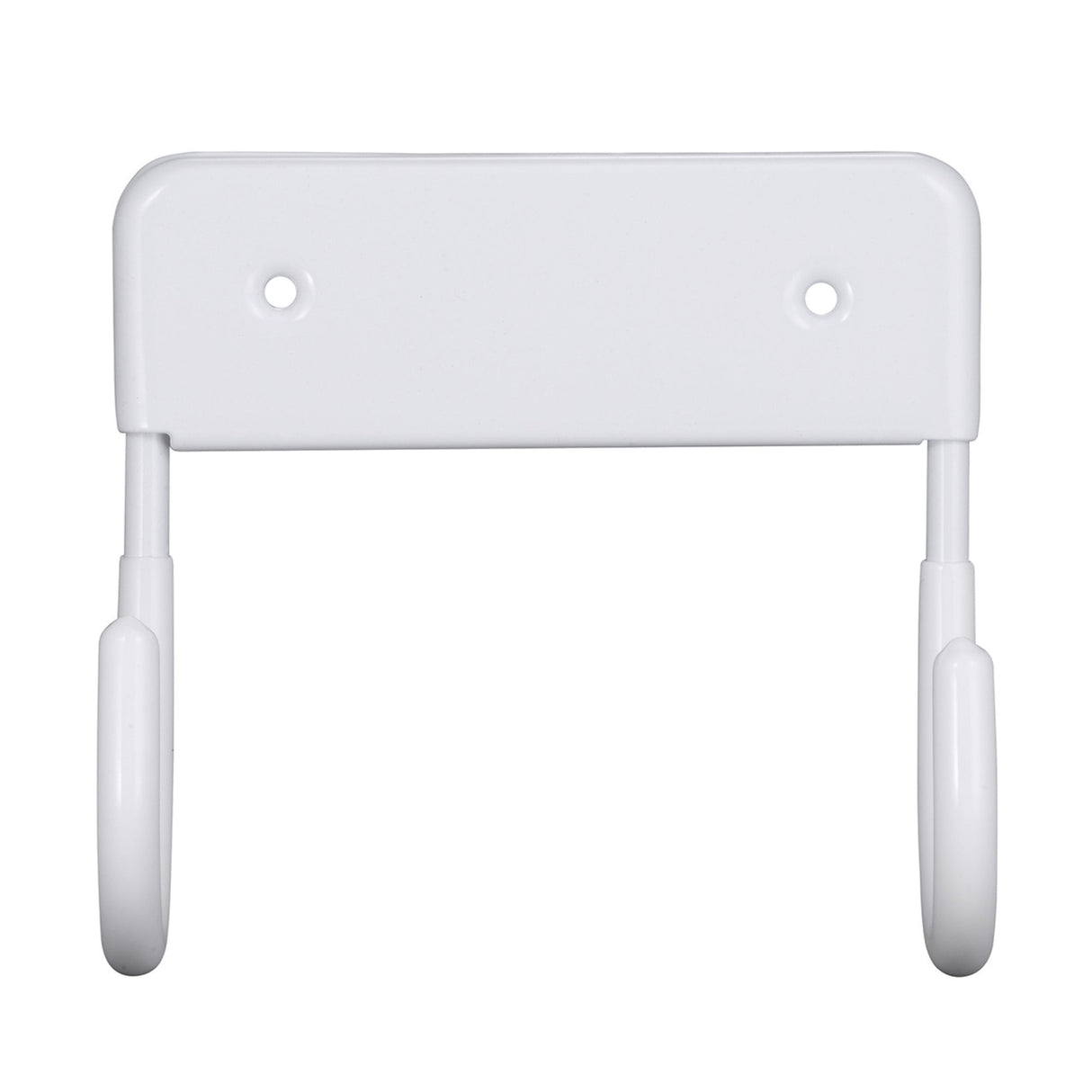 Dolphy Wall Mounted Ironing Board Hanger – Space-Saving Iron Holder Rack, White PBT, Fits T & Y Boards, Easy Install