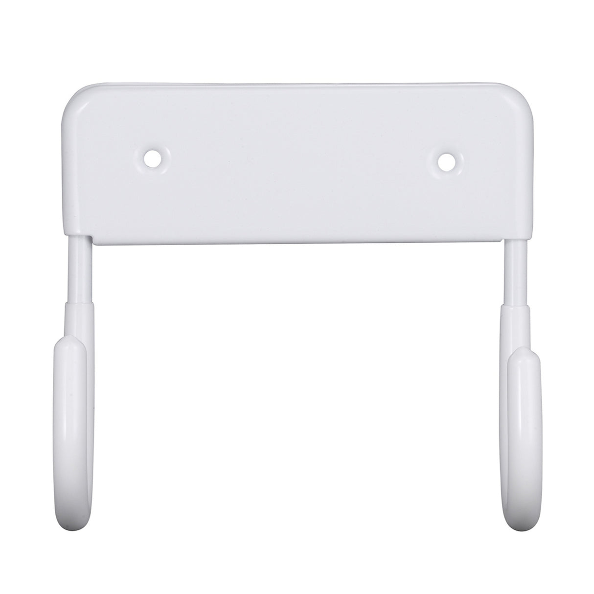 Dolphy Wall Mounted Ironing Board Hanger – Space-Saving Iron Holder Rack, White PBT, Fits T & Y Boards, Easy Install