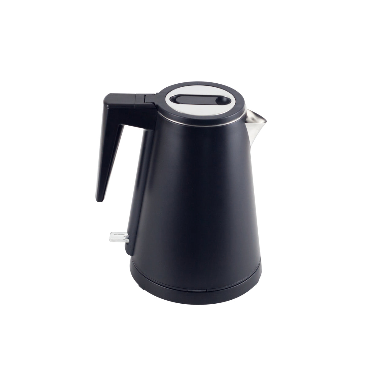 Dolphy 800ml Electric Kettle – Black Stainless Steel, Fast Boil with 360 Swivel Base, Auto Shut-Off & One-Touch Lid for Home, Hotel & Office Use