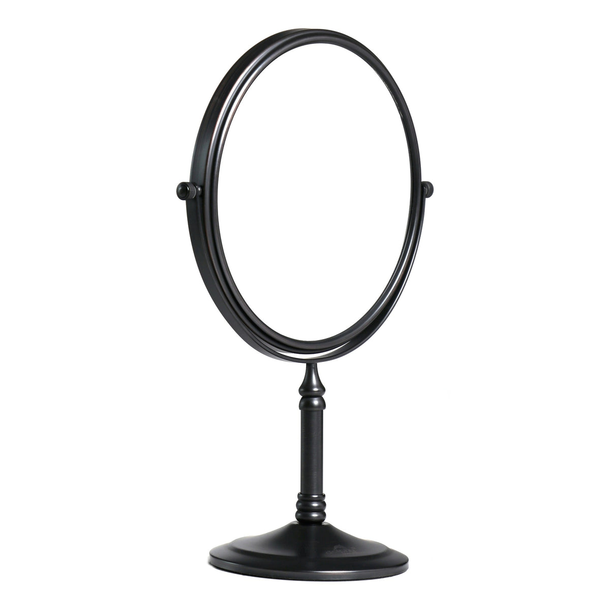 Dolphy 8-Inch Dual-Sided 5X Tabletop Magnifying Mirror – 1X/5X Magnification, 360° Swivel, Freestanding Makeup Mirror –