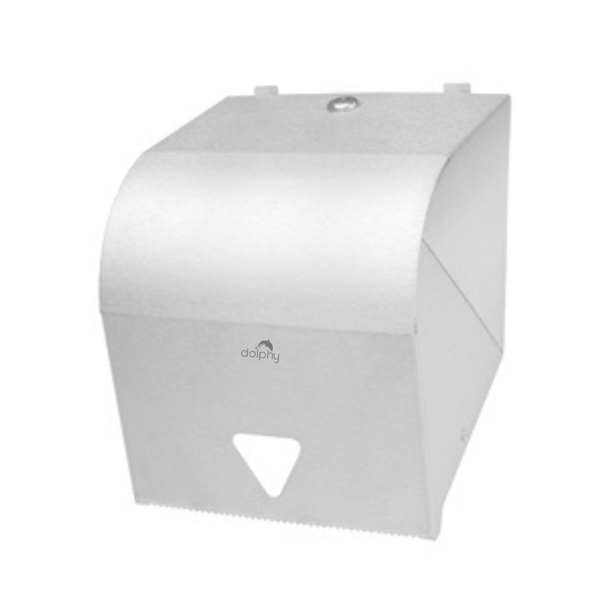 Dolphy Secure Lock Paper Towel Dispenser – White 304 Stainless Steel – Wall Mounted with Key Lock & Viewing Window for Commercial Use