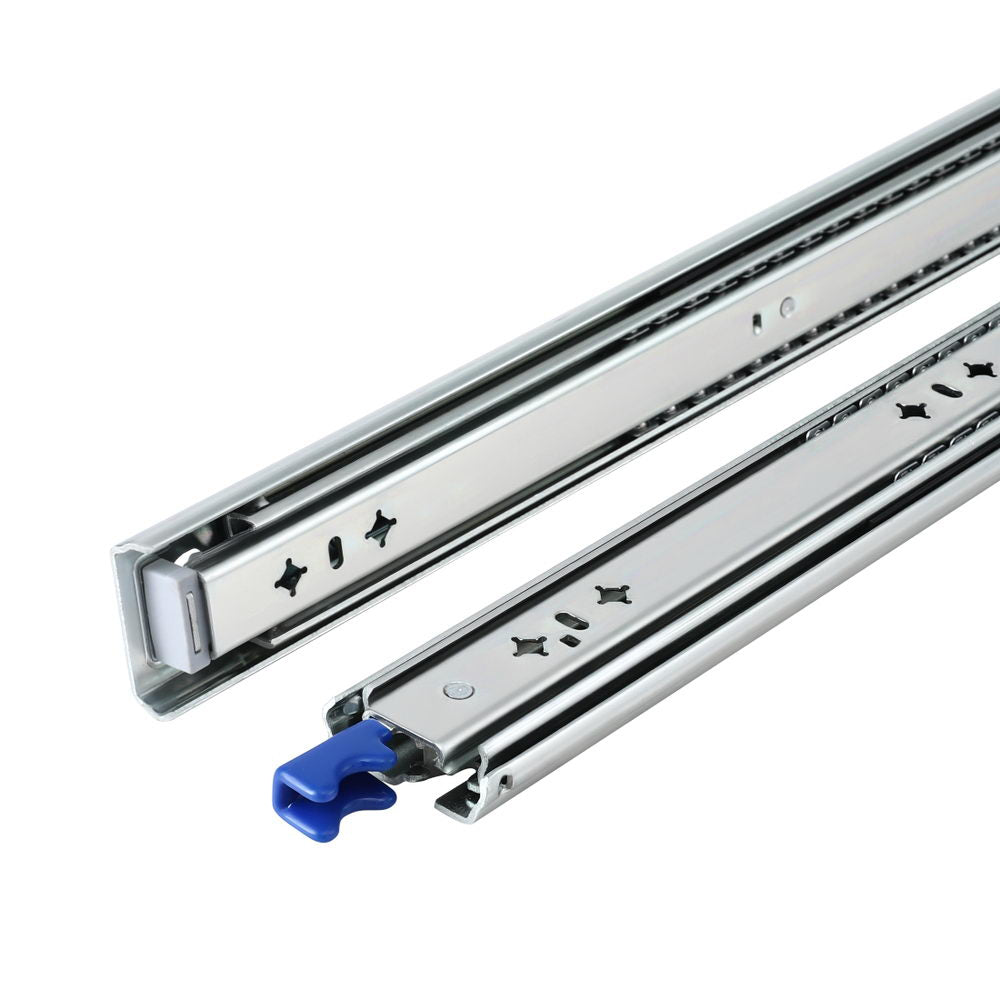 Giantz 2x Drawer Slides Heavy Duty Full Extension Locking 700-1400mm Length