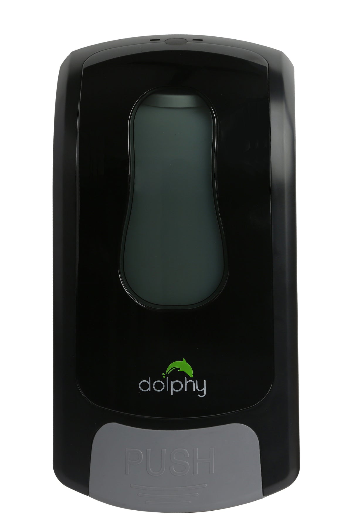 Dolphy Manual ABS Soap & Sanitiser Dispenser 1000ml – Black | Wall Mounted, Lockable, Refillable, Compatible with Liquid Soap, Shampoo & Lotion