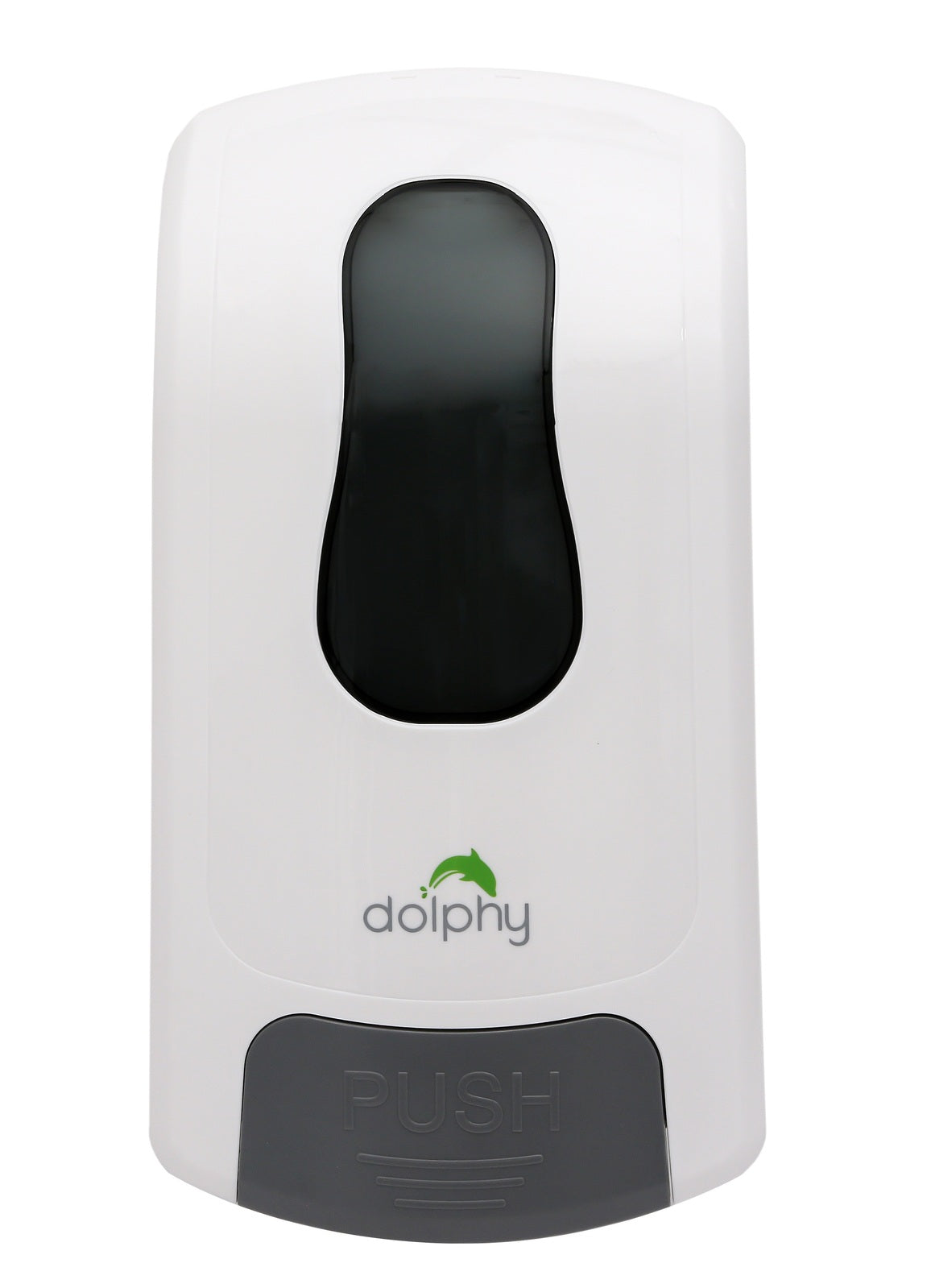 Dolphy Manual ABS Soap & Sanitiser Dispenser 1000ml – White | Wall Mounted, Refillable, Lockable, Liquid Soap & Lotion Compatible