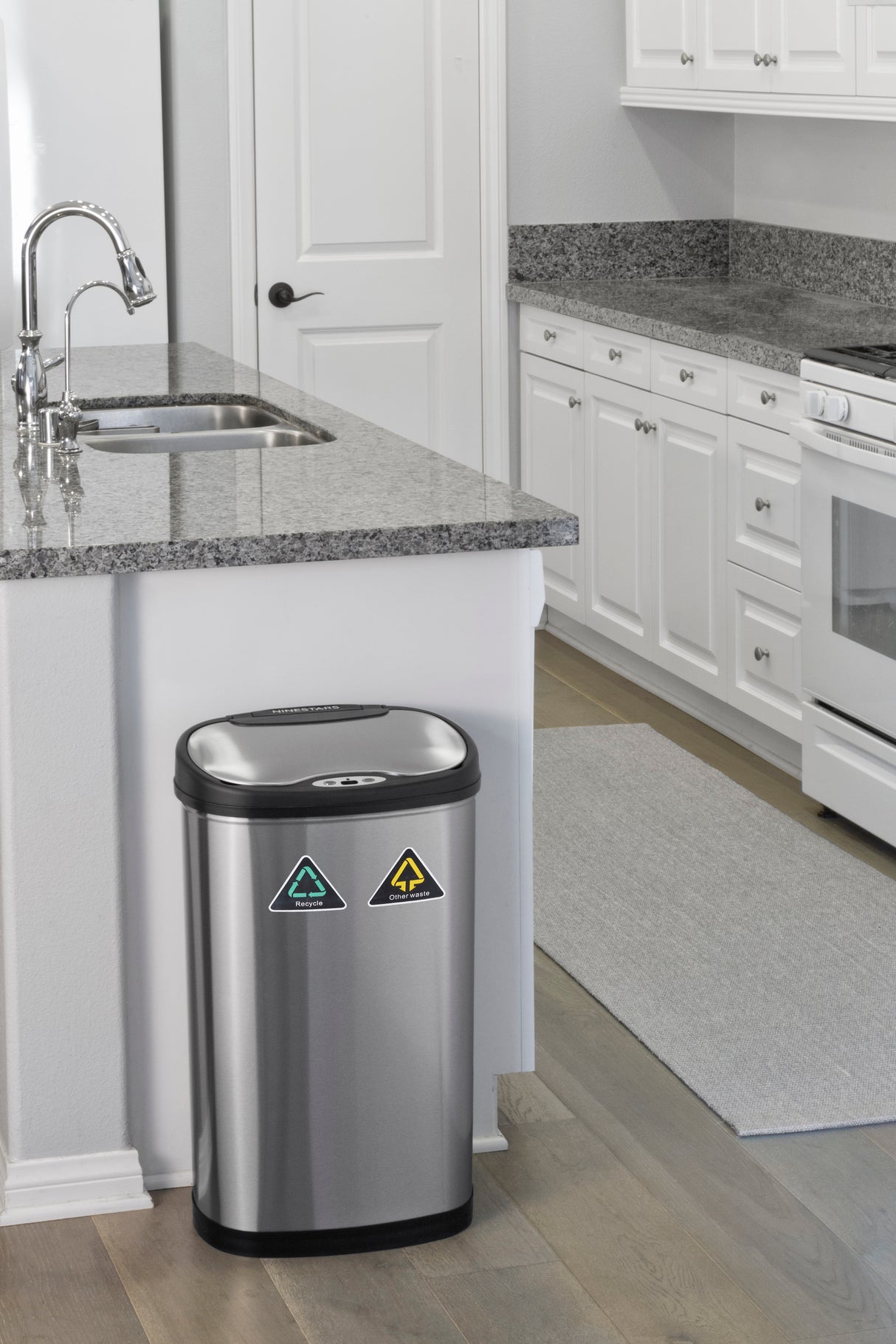 50L Touchless Trash Bins