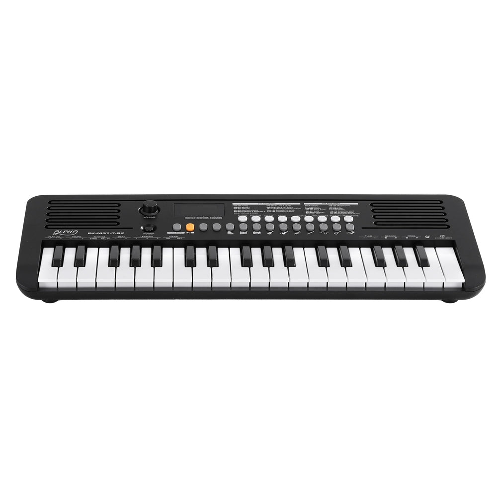 Alpha 37-Key Digital Piano Keyboard Electric Black