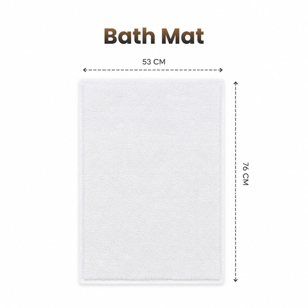 Linencart Elite Bath Mat -750 GSM - 53 x 76 cm