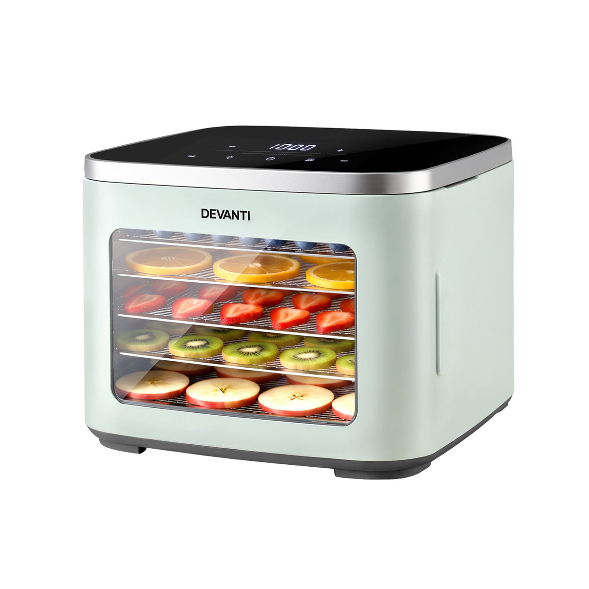 Devanti 5 tray food dehydrator, green