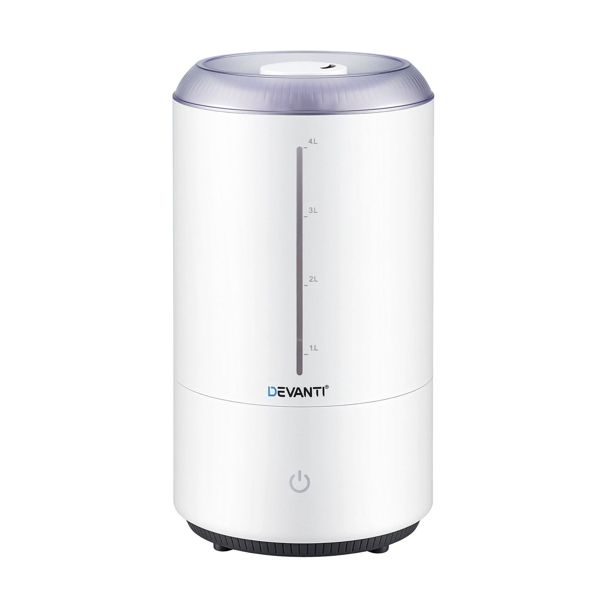 Devanti 4L ultrasonic humidifier and aroma diffuser, white