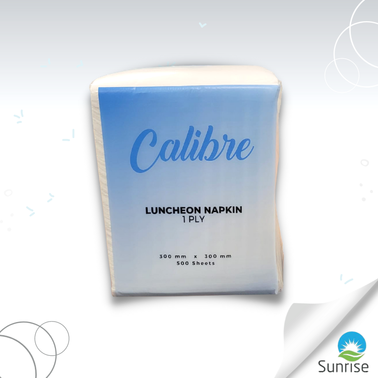 1 Ply Luncheon Napkins M Fold – 500 Sheets per Pack, 3000 Total – Durable, Economical Napkins for Restaurants, Parties & Catering