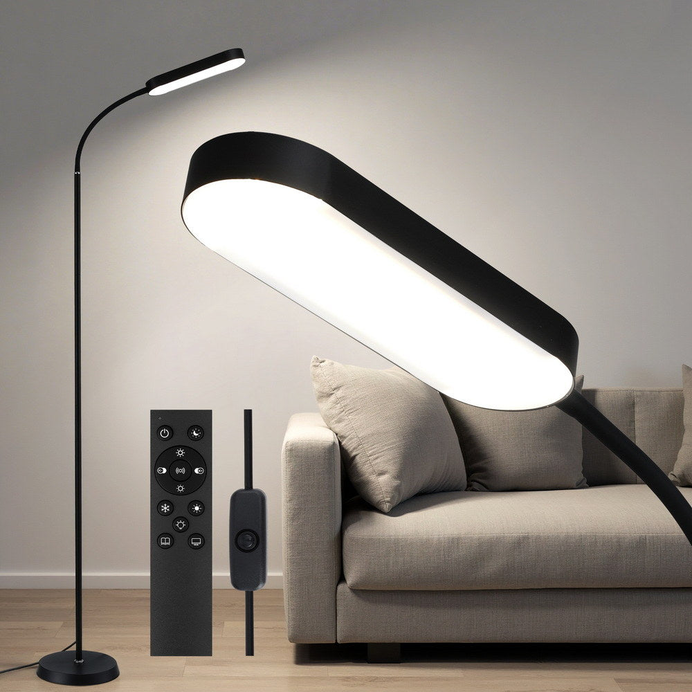Artiss LED Floor Lamp with Remote Control & 4 Color Temperature Reading Living Room Bedroom Office