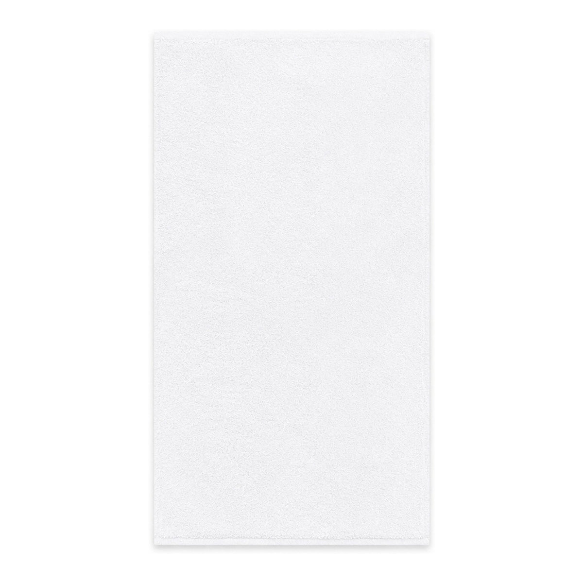 Linencart 5 Star white cotton bath towel laid flat
