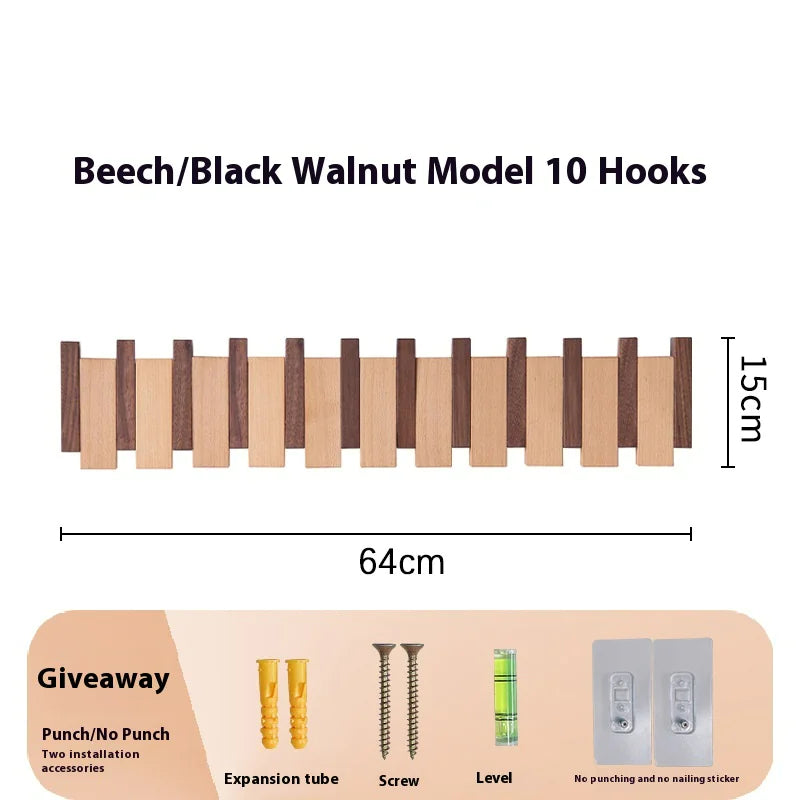 Wall Mounted Keys and Clothes Hook