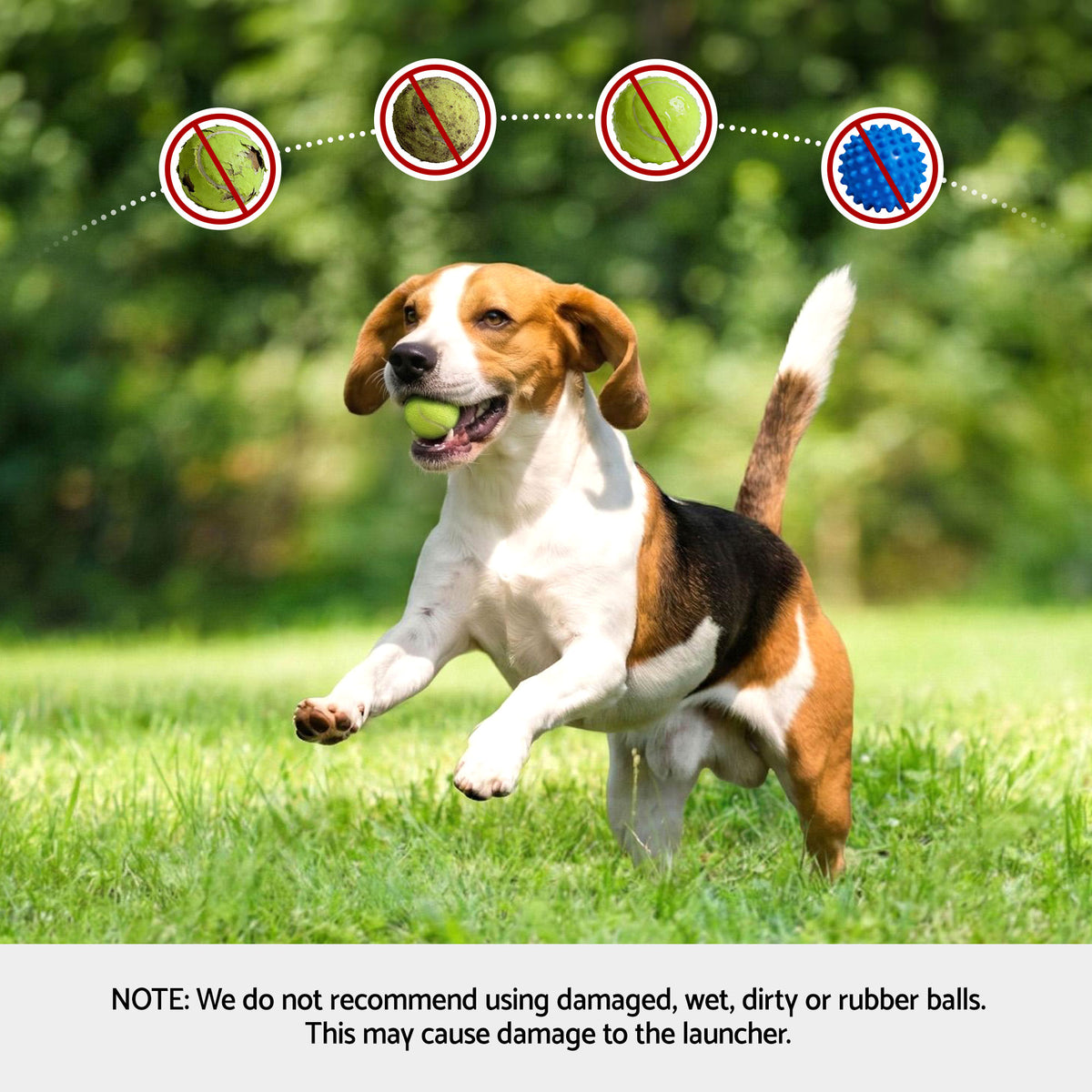 i.Pet 2-in-1 Dog Ball Launcher & Treat Dispenser with 2 Balls Green