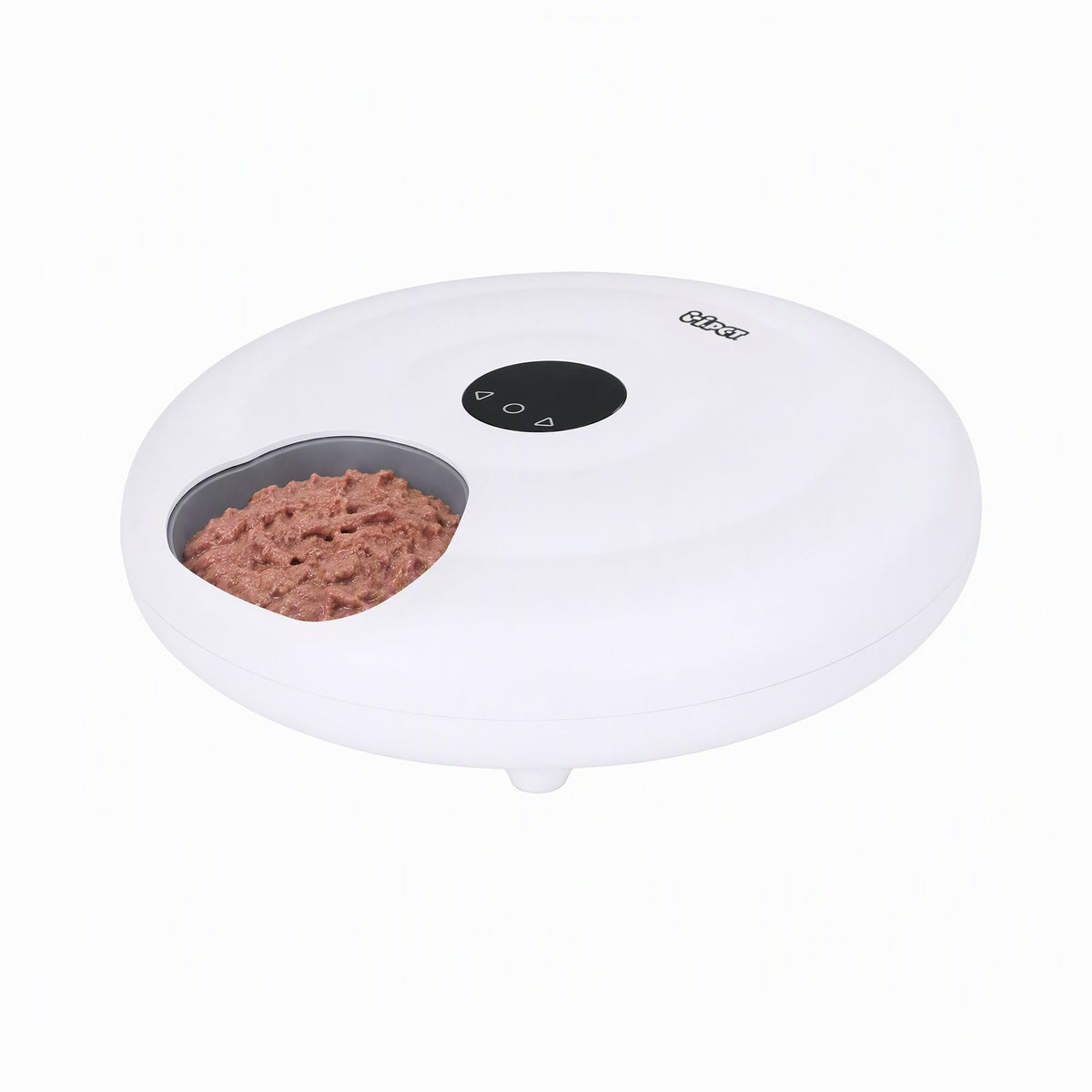 i.Pet Automatic Cat Feeder Wet & Dry Food 6 Compartments Per 150ml WiFi White.