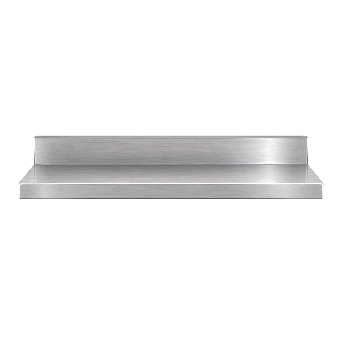 Cefito 610 x 220mm 430 Stainless Steel L-Shaped Kitchen Wall Shelf.