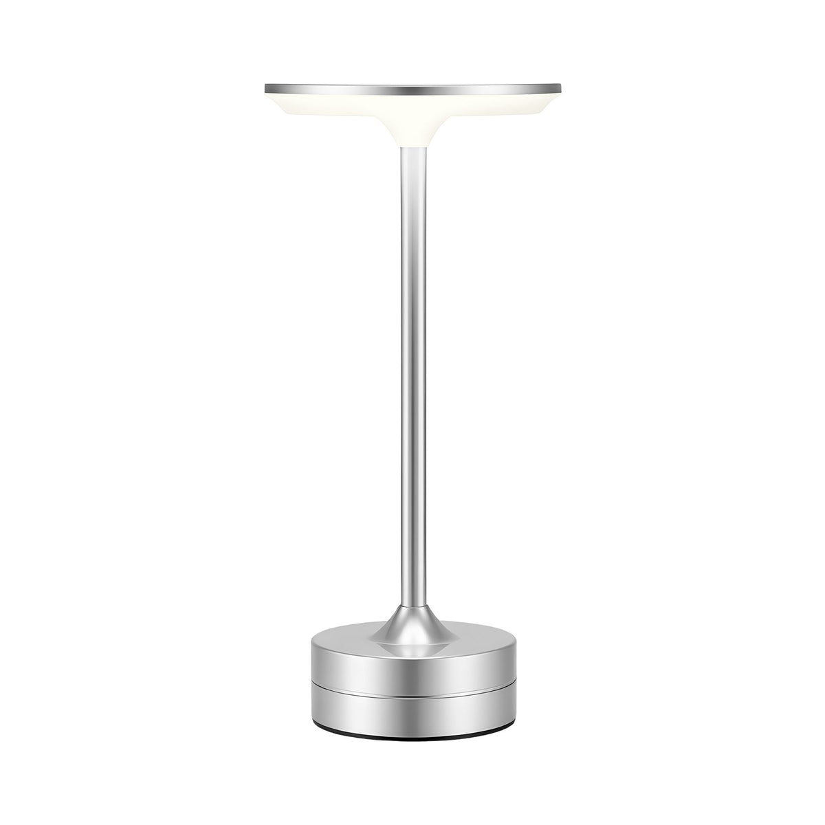 Artiss Silver Touch Table Lamp, Warm to Cool White LED, Dimmable 3000-6000K 24 LEDs, Type-C.